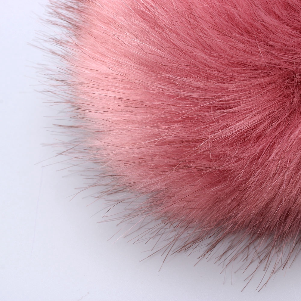 YANN 15cm New Big Beanies Cap Pom Women Foxes Fur Pompom