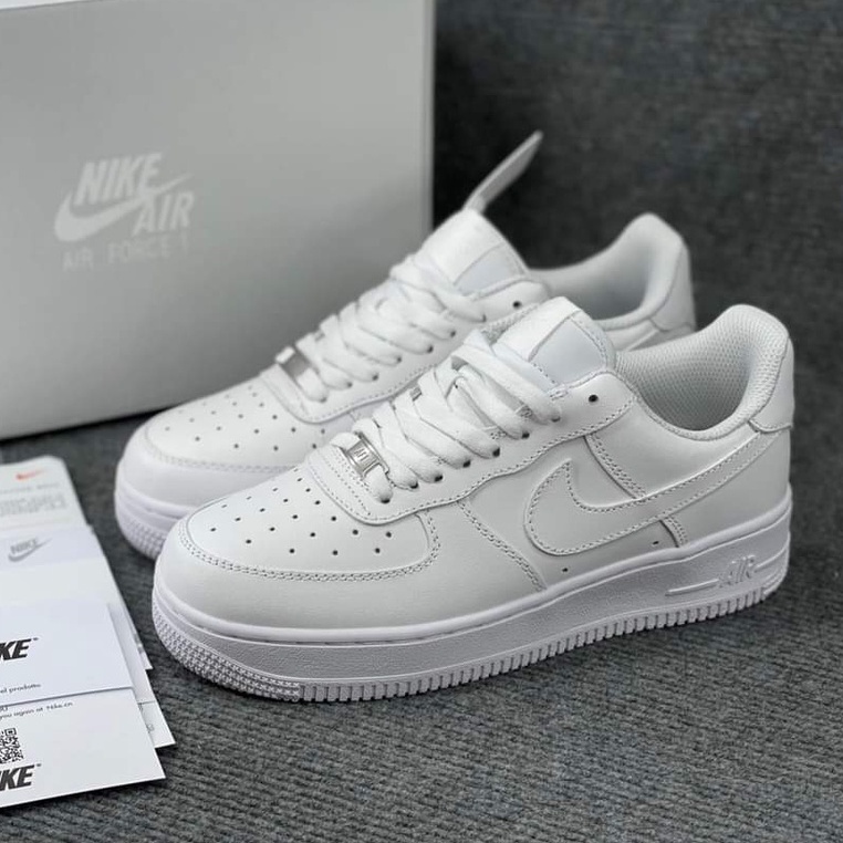 Giày_Nike air force 1, Giày_Nike Trắng, Giày AF1 All White Bản siêu cấp full bill box