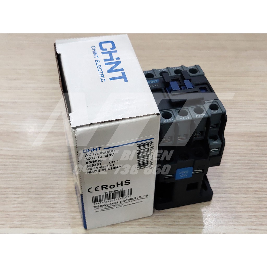 Contactor khởi động từ 12A NXC-12 Chint