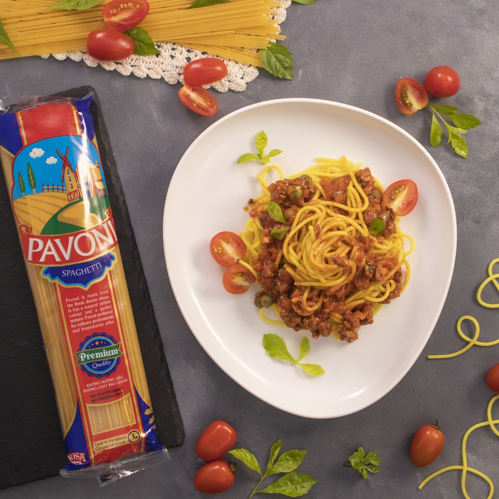 Thùng Mì Ý Pavoni 400gr (Mì Spaghetti) -100% lúa mì- Siêu tiện lợi và tiết kiệm