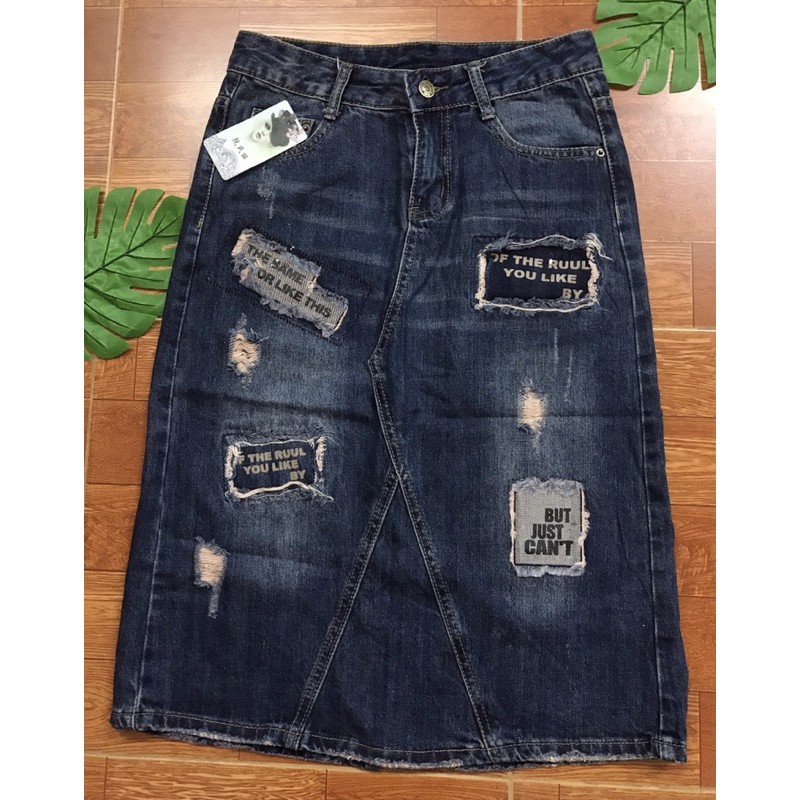 Chân váy jeans 2hand