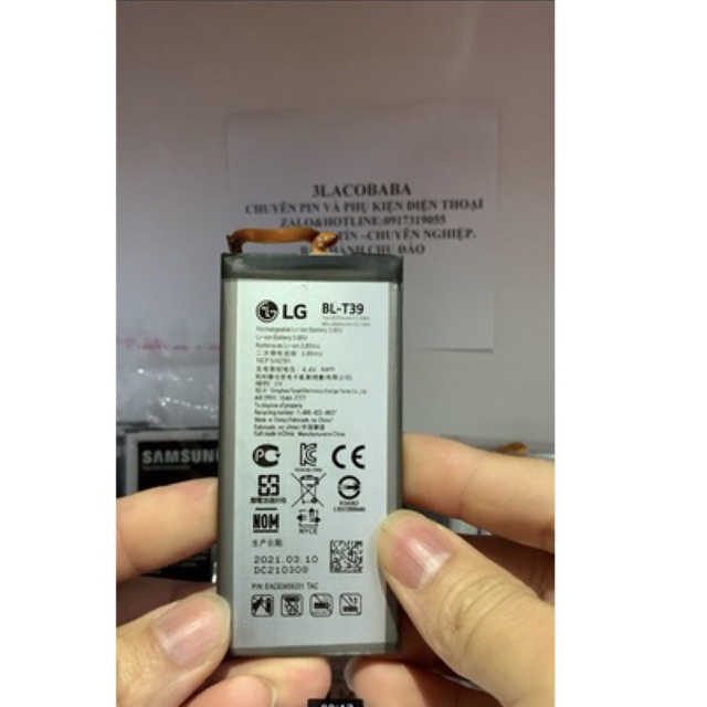 PIN MỚI CHUẨN LG G7 BL-T39 bảo hành 3 tháng BLT39