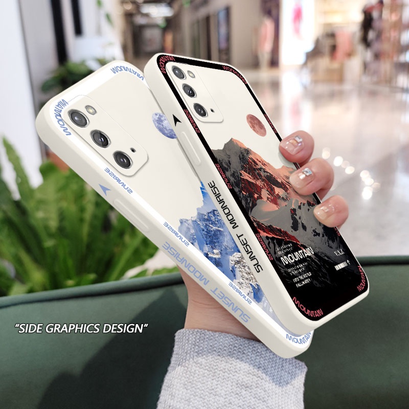 Ốp Điện Thoại Silicone Dẻo In Hình Phong Cảnh Mặt Trời Mọc Cho Samsung Galaxy Note 20 Ultra 10 Plus 9