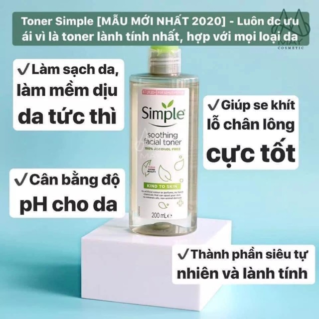 Toner Simple Mẫu Mới