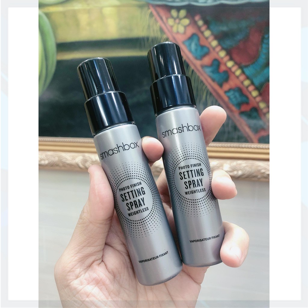 [AUTH-travelsize] xịt giữ makeup SMASHBOX PHOTO FINISH WEIGHTLESS LONG WEAR MAKEUP SETTING SPRAY