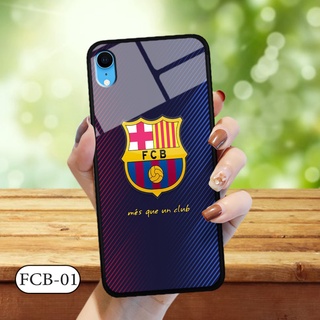 Ốp đội bóng IPhone XR  - Lưng kính cường lực