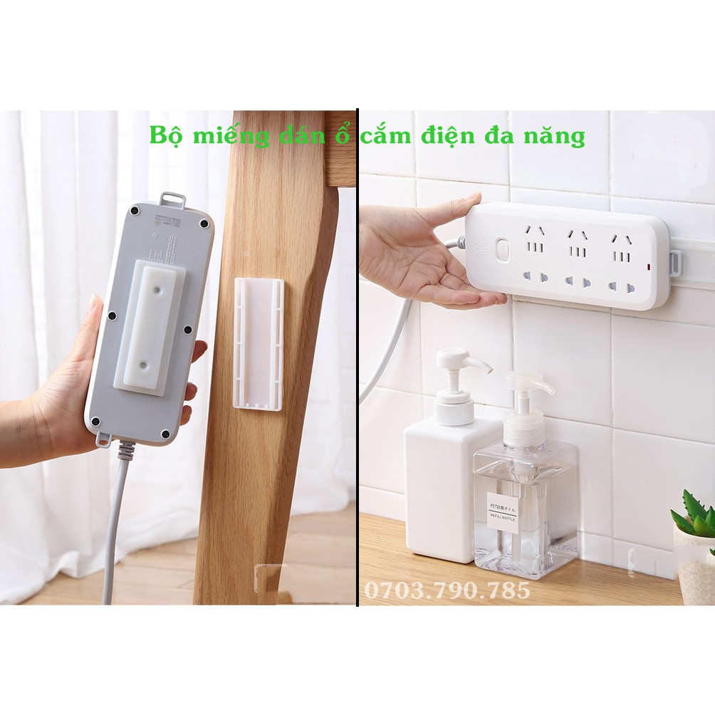 Miếng dán tường giữ ổ cắm điện