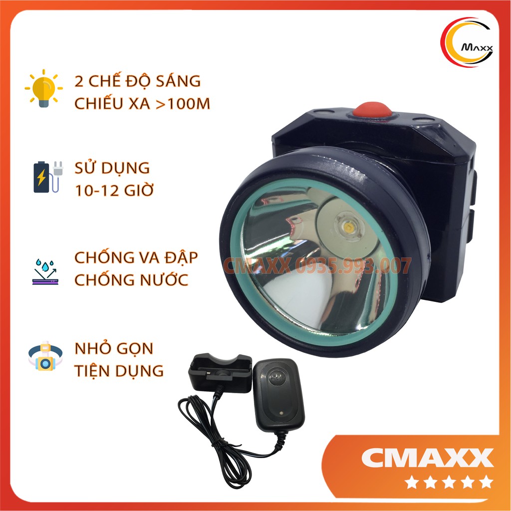 ĐÈN PIN ĐỘI ĐẦU SIÊU SÁNG SG103, CHỐNG VA ĐẬP, CHỐNG NƯỚC – GIA DỤNG CMAXX