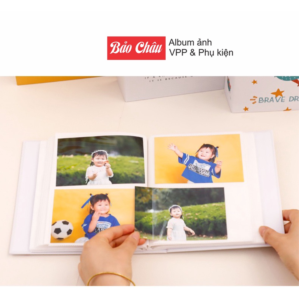 Album ảnh 6x9 (7x10), 9x13, 10x15, 13x18 đựng 100-200 tấm vintage bìa cứng.Loại đẹp