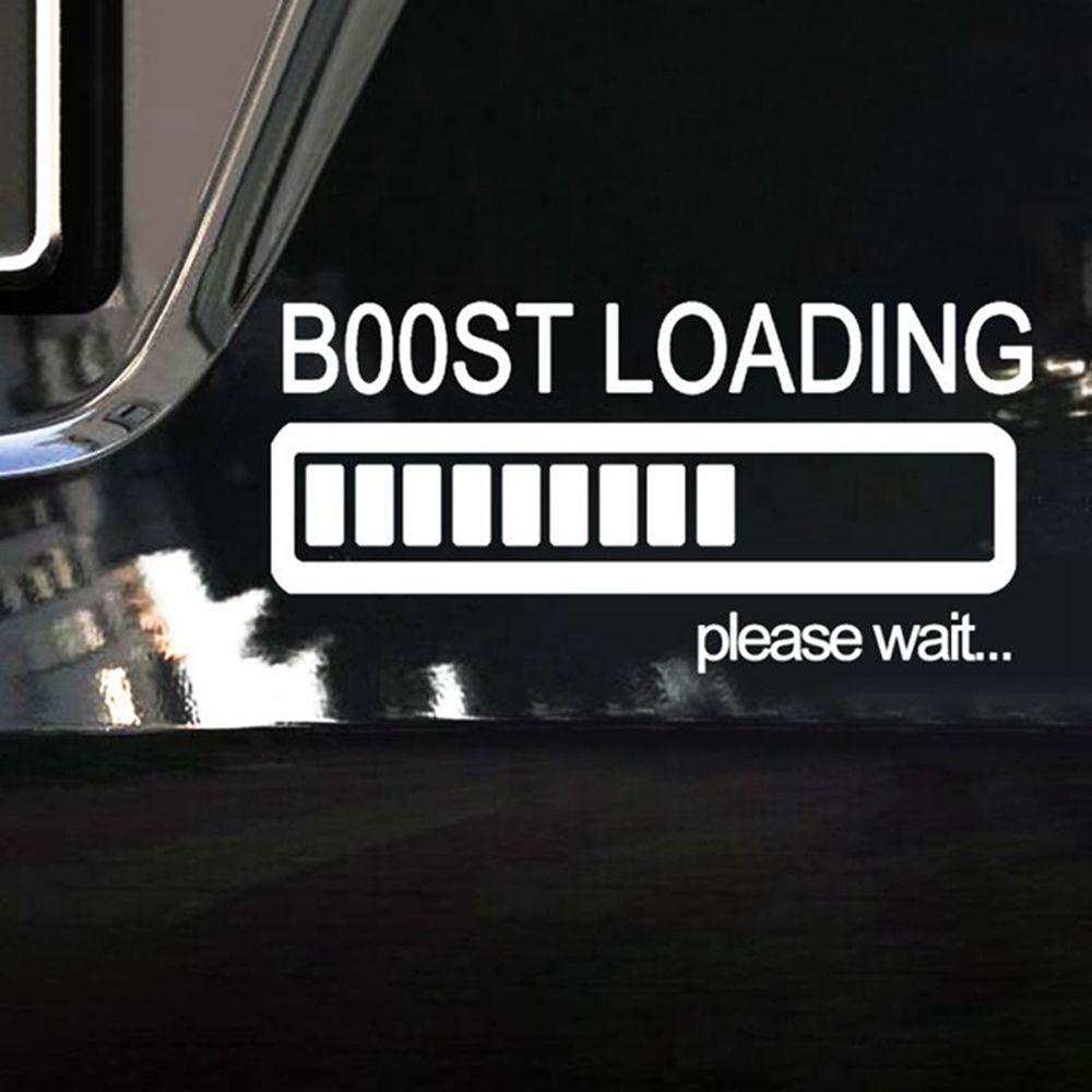 Miếng Dán Phản Quang Hình Chữ Boost Loading Please Wait.. Mới Nhiều Màu Trang Trí Xe Hơi