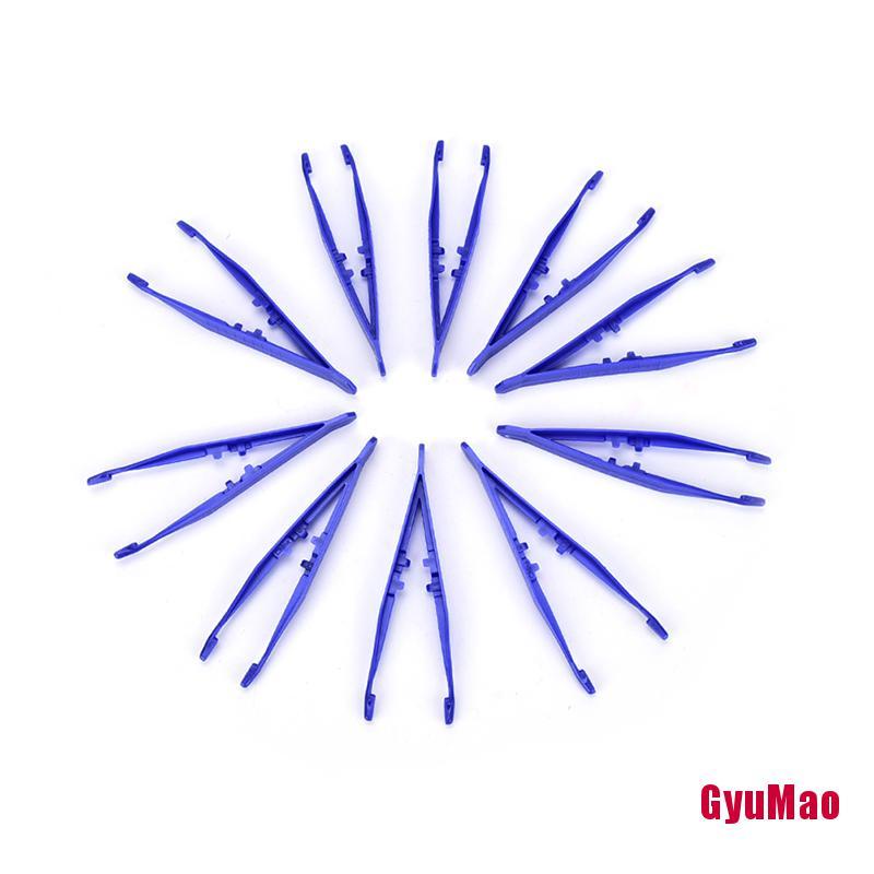 Bộ 10 Nhíp Nhựa Nhỏ Dùng Một Lần Chuyên Dụng Cho Sơ Cứu