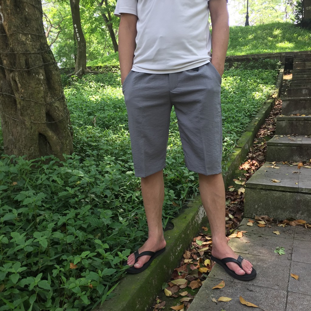 Xả Kho💥 Quần short đũi nam-quần hai túi sâu ,hai khóa kéo ,vải đũi xước siêu mềm mịn (VIDEO+ẢNH thật) | BigBuy360 - bigbuy360.vn