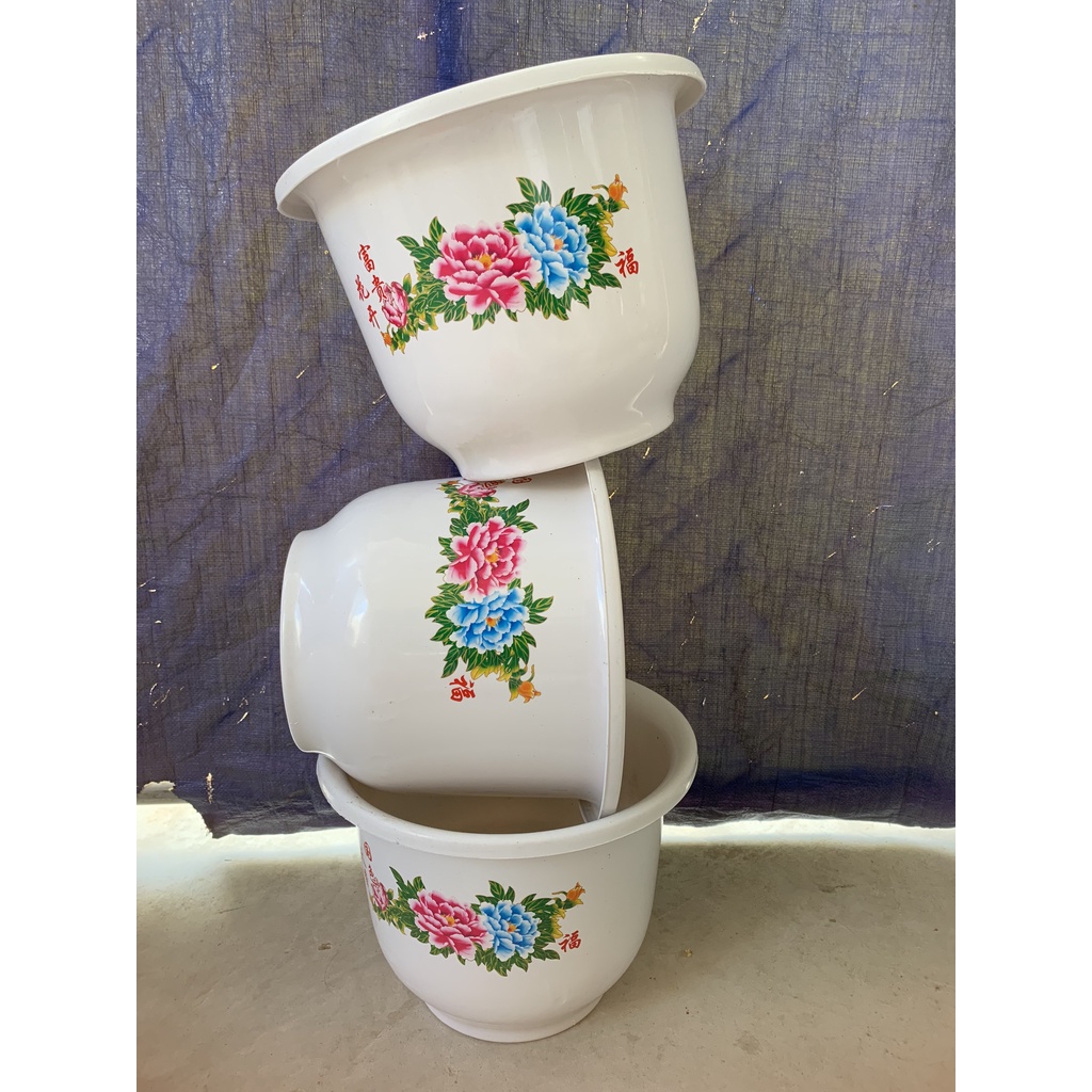 COMBO 15 CHẬU NHỰA HOA MẪU ĐƠN #H260 SIÊU ĐẸP (DỊCH TRUYỀN CHO CÂY, KEO LIỀN SẸO, BẠT PHỦ ĐẤT CHỐNG CỎ MỌC...)