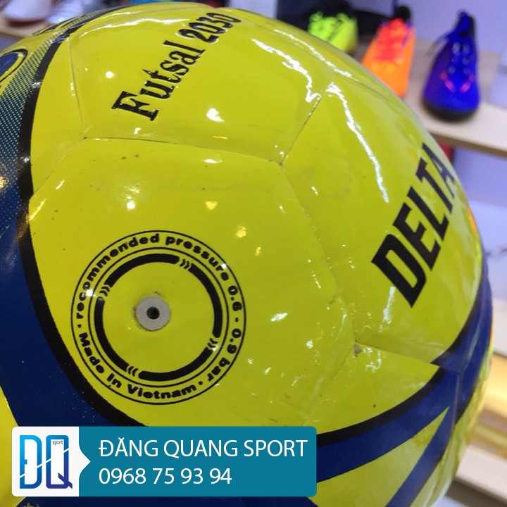 Quả bóng đá Futsal, Qủa bóng đá sân cỏ nhân tạo 2030 vàng chanh  SIZE 4( Tặng kèm kim bơm bóng và túi lưới đựng bóng)