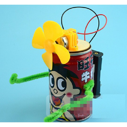 Quạt lon nước - đồ chơi STEM - đồ chơi mô hình - đồ chơi lắp ráp