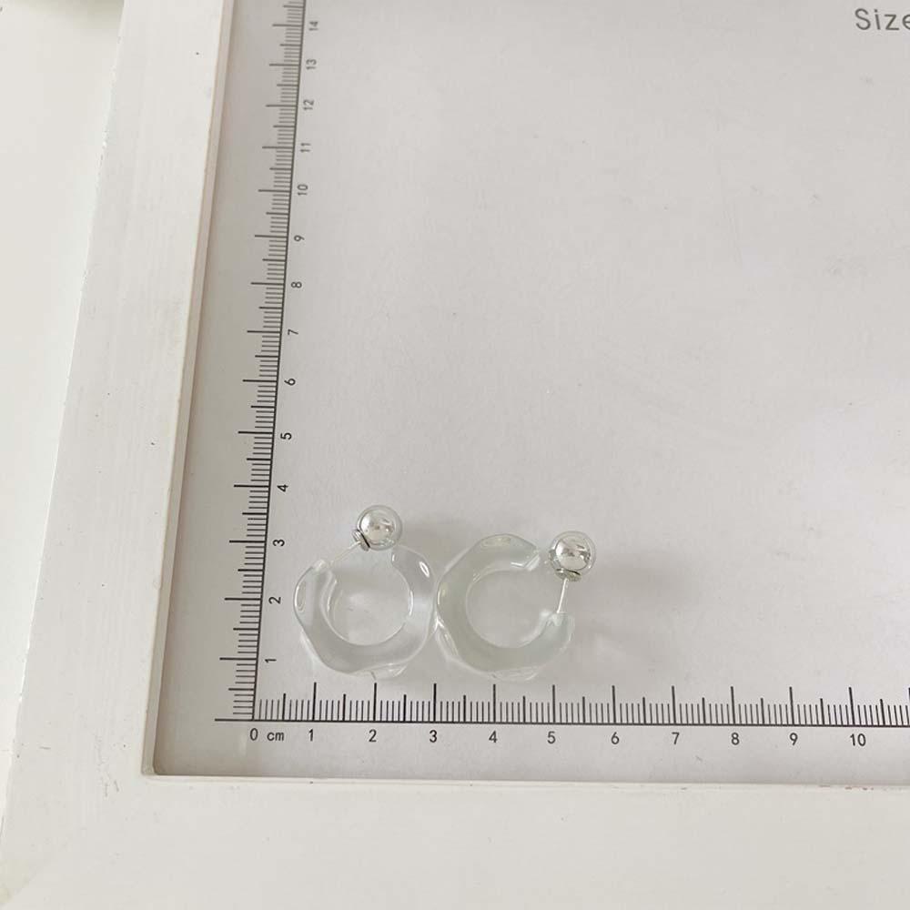 Bông Tai Acrylic Họa Tiết Hình Học Thời Trang Hàn Quốc Cho Nữ