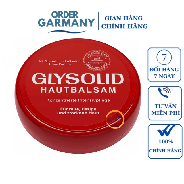 Kem dưỡng da Glysolid 100ml Đức