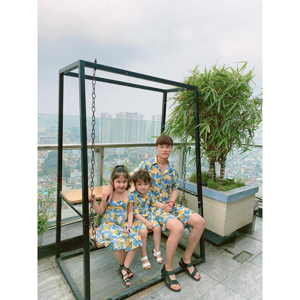 [có thể mua lẻ] BỘ GIA ĐÌNH đi biển cực đẹp MÀU 2 - BGD