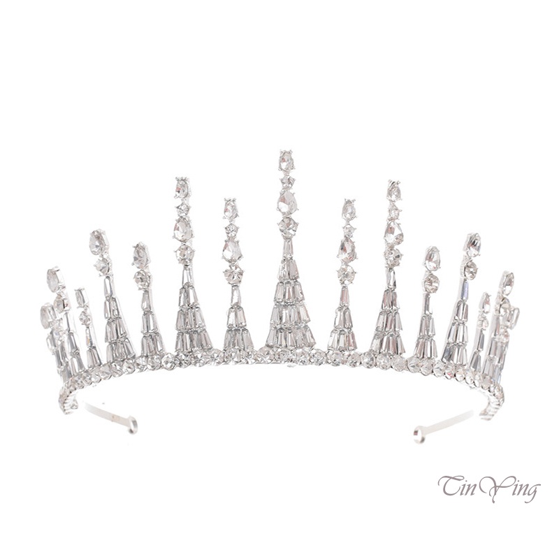 Vương miện cài tóc GETNOIVAS đính đá sang trọng cho cô dâu