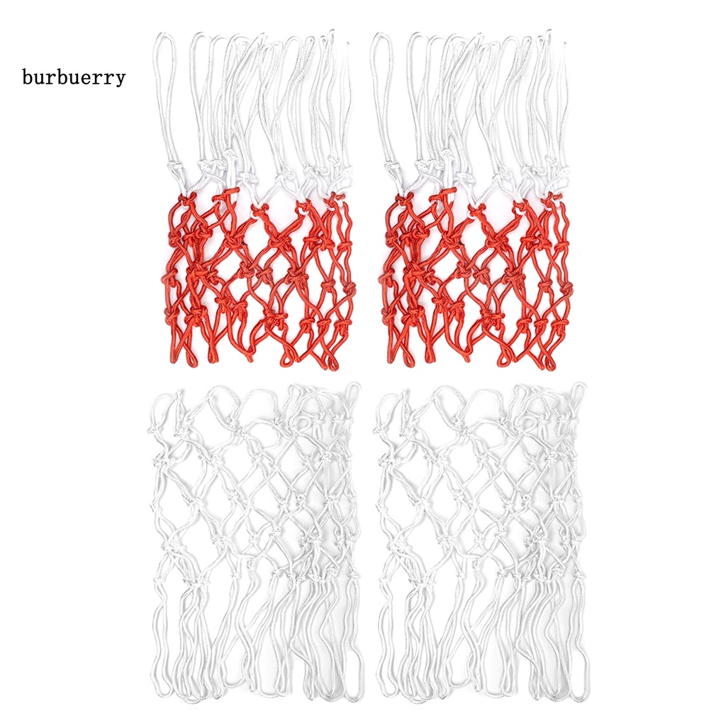 [ Burbuerry ]  13 Buckles Basketball Hoop Mesh Standard 13 Buckles Bold Basketball Net Professional for Outdoor