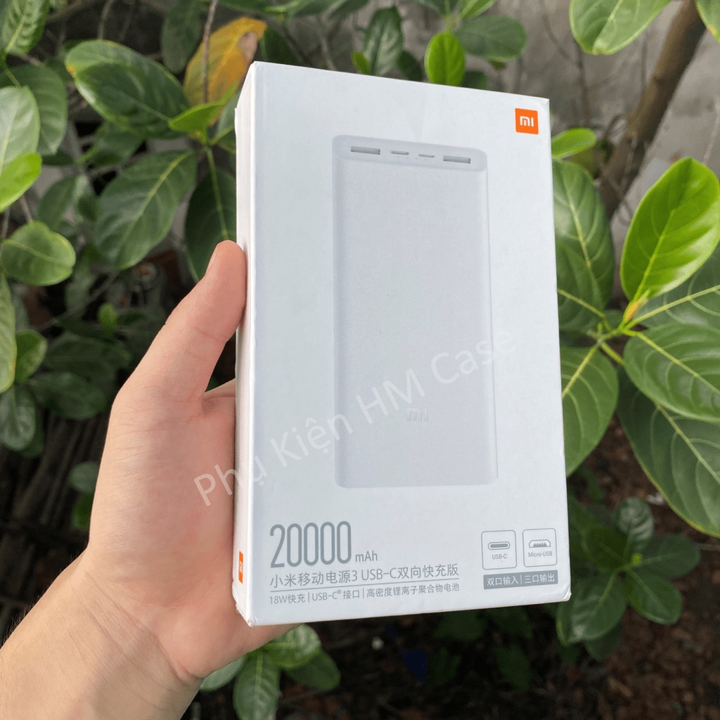 Sạc dự phòng 10000mAh /20000mAh Gen 3 Bản Sạc Nhanh 2019 – Mi 18W Fast Charge Power Bank chính hãng - Hàng like new 99%