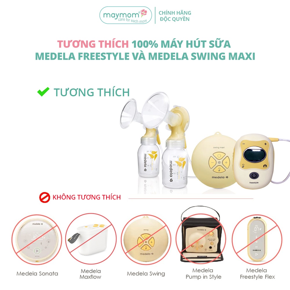 Dây hơi máy hút sữa, phụ kiện máy vắt sữa Freestyle, sản xuất bởi Maymom