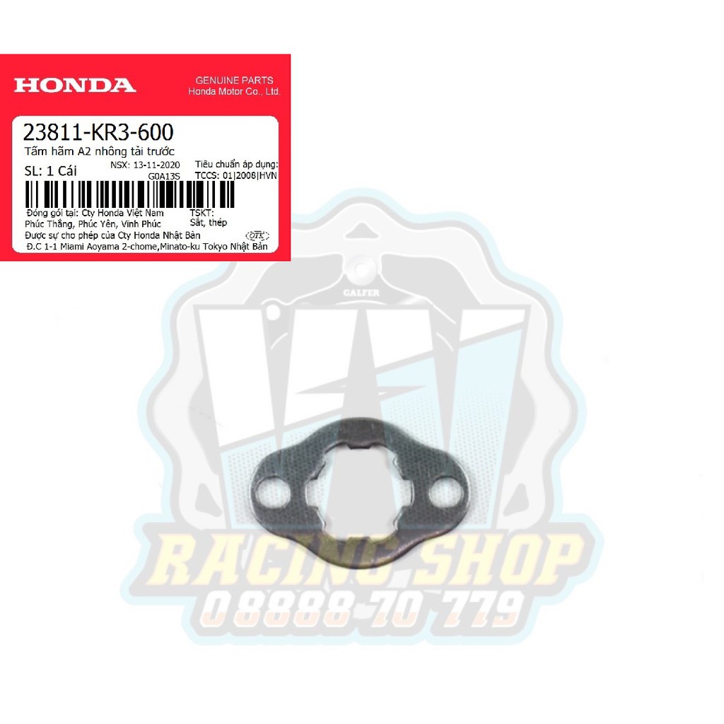 Phe Cài Khóa Nhông Tải, Ốc Khóa Nhông Tải Winner - Winner X - Sonic - GTR (23811-KR3-600, 90084-041-000)