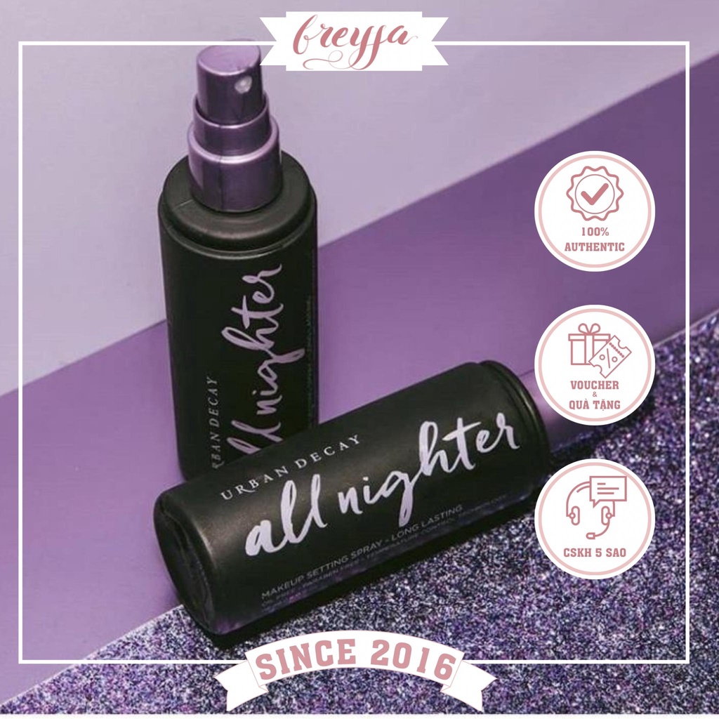 Xịt khoáng khoá nền, giữ Makeup Urban Decay All Nighter Setting Spray FULLSIZE