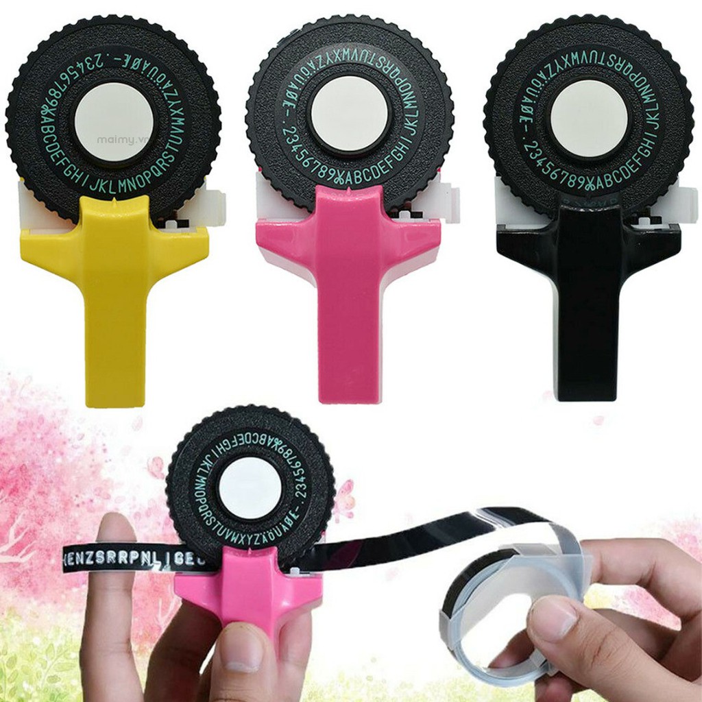 Máy In Dập Nổi Chữ Cái Và Số Kèm Băng Dính Mới