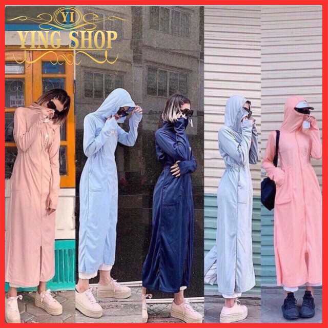 Áo chống nắng toàn thân thông hơi siêu thoáng hót nhất 2021