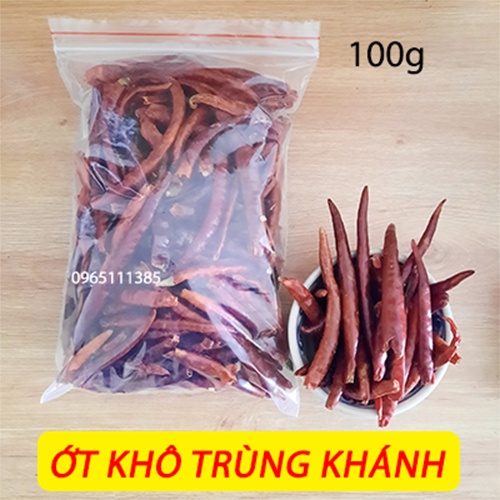 100g Ớt Quả Khô Trùng Khánh, Hàng Chuẩn