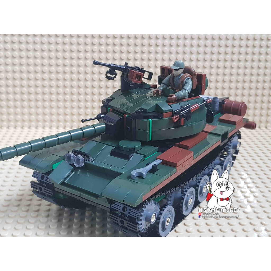 Lego - xe tank T54 Liên xô - hàng thủ công bằng tay do Việt Nam sản xuất