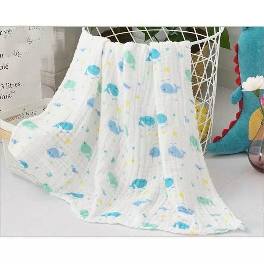 Khăn  tắm Xô họa tiết xuất Nhật Cho Bé - 2 Lớp, 4 Lớp