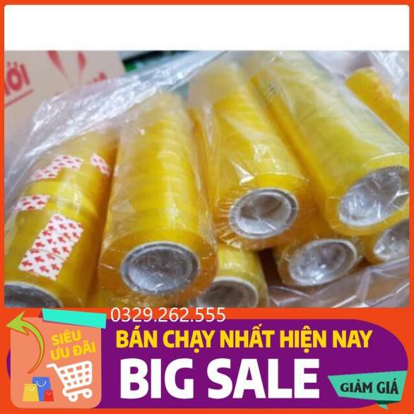 (FreeShip) Cuộn băng dính nhỏ băng dính văn phòng loại 1cm và 2cm