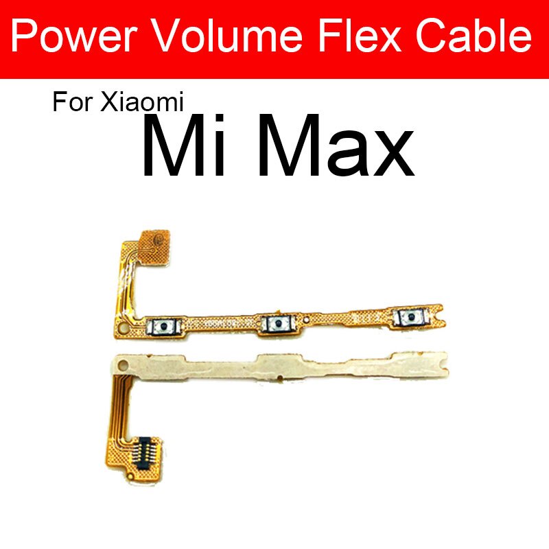 Cáp Flex Âm Lượng Và Nút Bấm Cho Xiaomi Redmi Mi A1 A2 A3 5x 6 6x Cc9E Note Max Mix 2 2s 3 Lite Pro