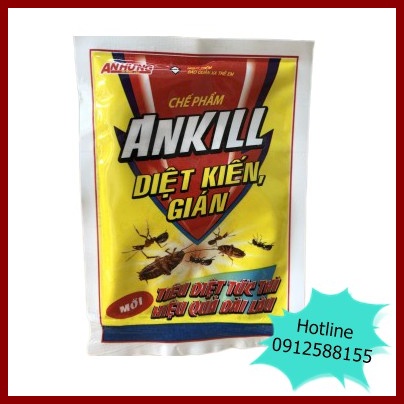 Chế phẩm tiêu diệt kiến, gián ANKILL  - Tiêu diệt tức thì, hiệu quả lâu dài