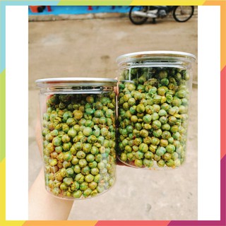 [260GR] ĐẬU HÀ LAN RANG TỎI ỚT LOẠI 1 GIÒN TAN LON PET - [SNACK ĐẬU HÀ LAN TỎI ỚT ÍT CAY]