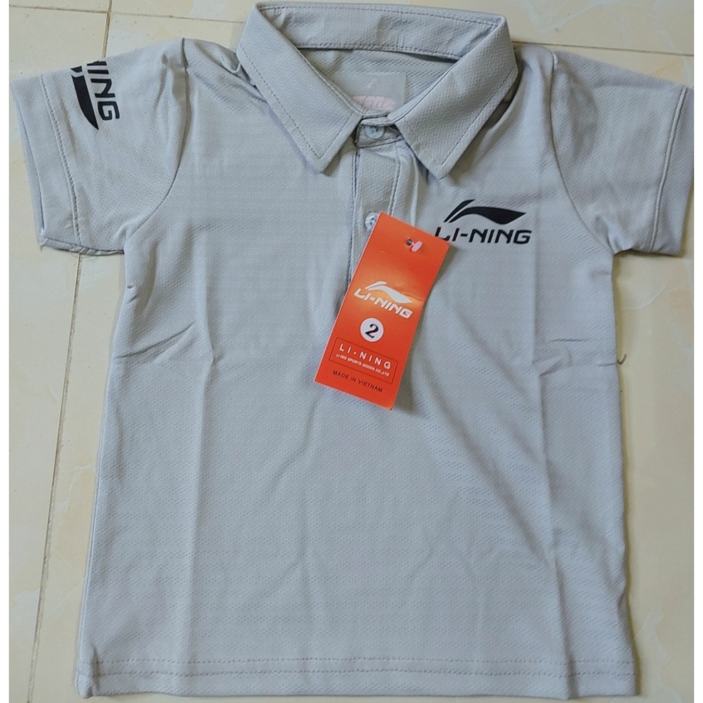 Áo bé trai cộc tay , áo thể thao cho bé mặc mùa hè từ 10-20kg chất liệu thông hơi, 4 màu khỏe khoắn