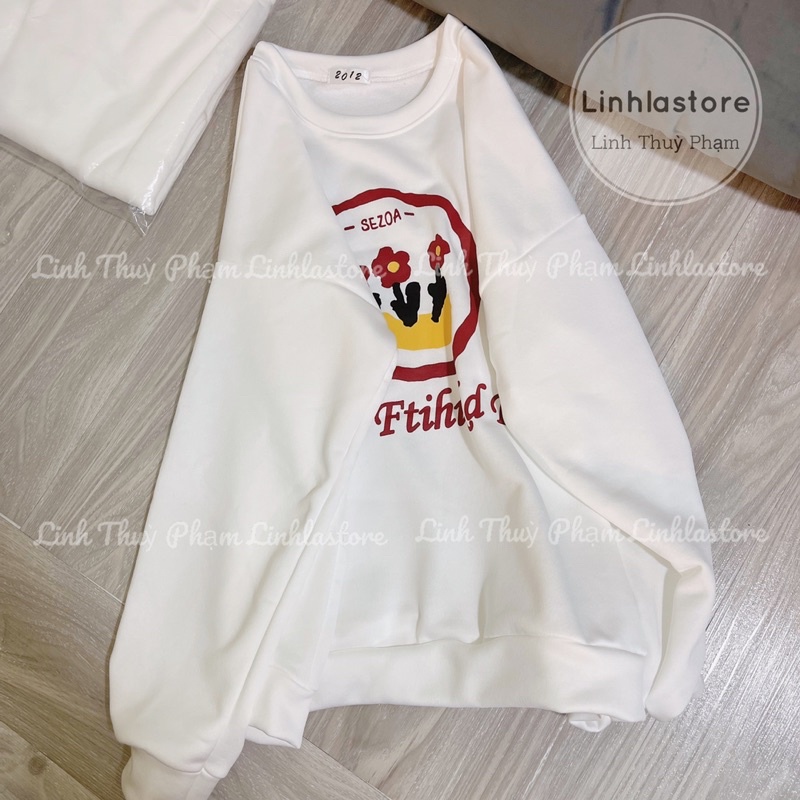 ÁO NỈ SWEATER ULZZANG TO RỘNG