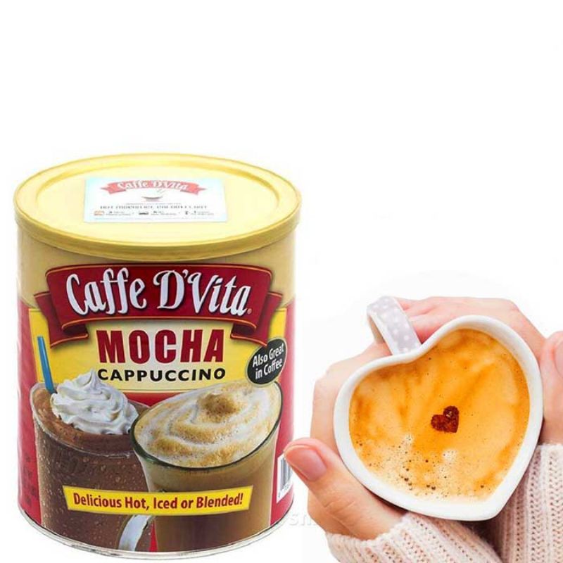 Bột cà phê hòa tan Caffe D’Vita Mocha Cappuccino 1,8kg
