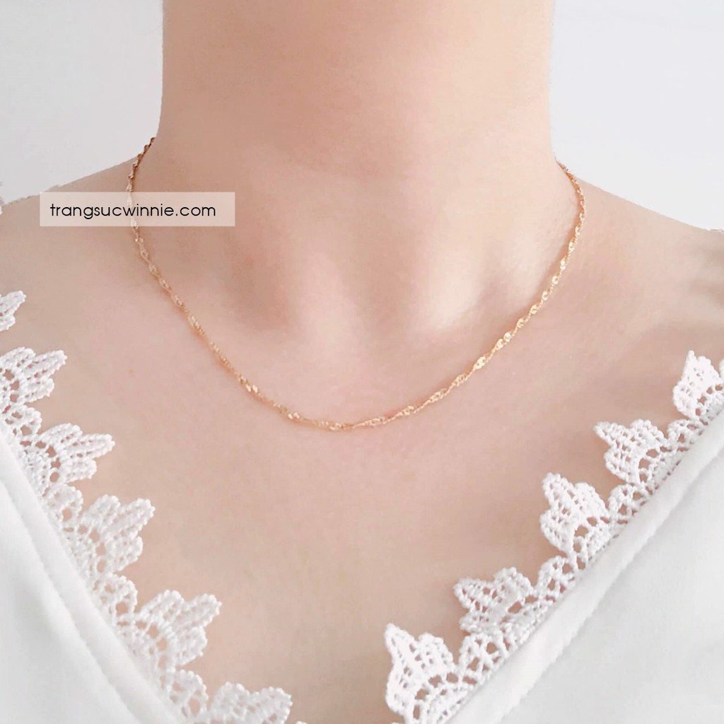 Dây chuyền nữ titan tiny twist