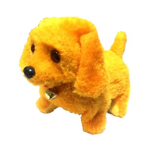 Đồ chơi cún bông biết đi (có đèn, xài pin)