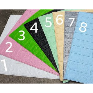 Xốp dán tường giả gạch 3d. 1 tấm kích thước 70cm x 77cm LOẠI 1