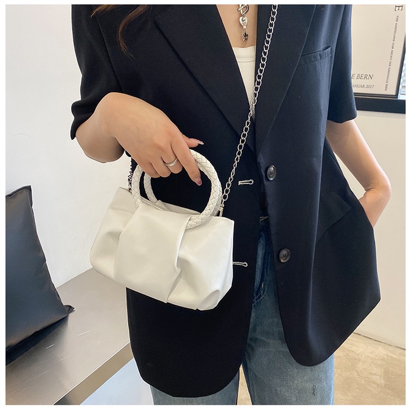 Túi Đeo Chéo Hình Vuông Nhỏ Màu Kẹo Ngọt Phối Dây Xích Thời Trang Mới 2022 Gylb600