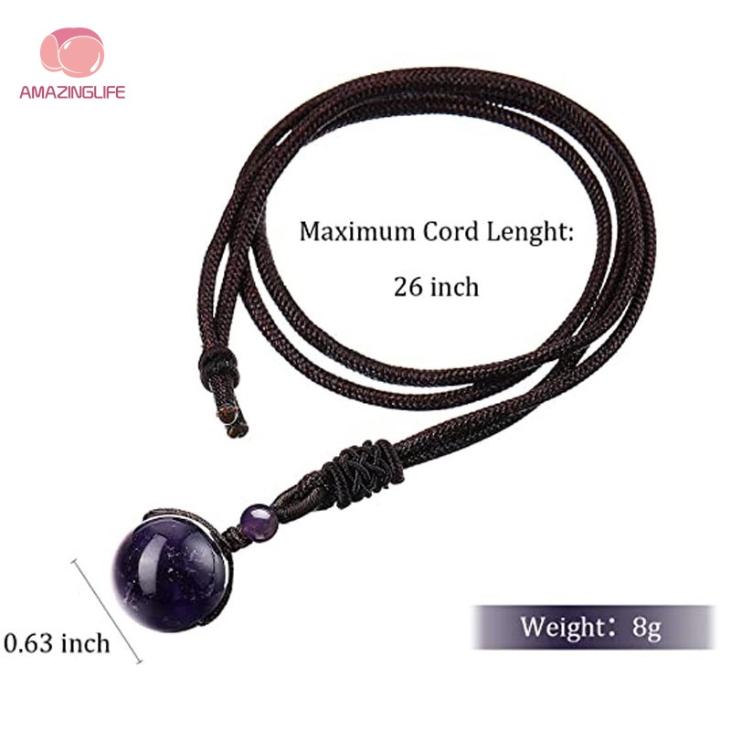 Dây Chuyền Chuỗi Hạt Đá Mắt Hổ May Mắn / Hạt Tròn Phong Cách Phật Giáo Tây Tạng Dành Cho Cặp Đô