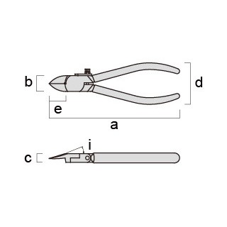 Kìm cắt dây rút Fujiya 90CS-125