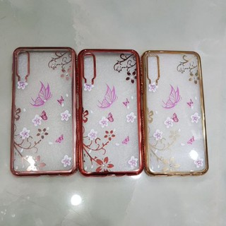 SAMSUNG A7 2018 Ốp lưng đính đá in hình xinh đẹp