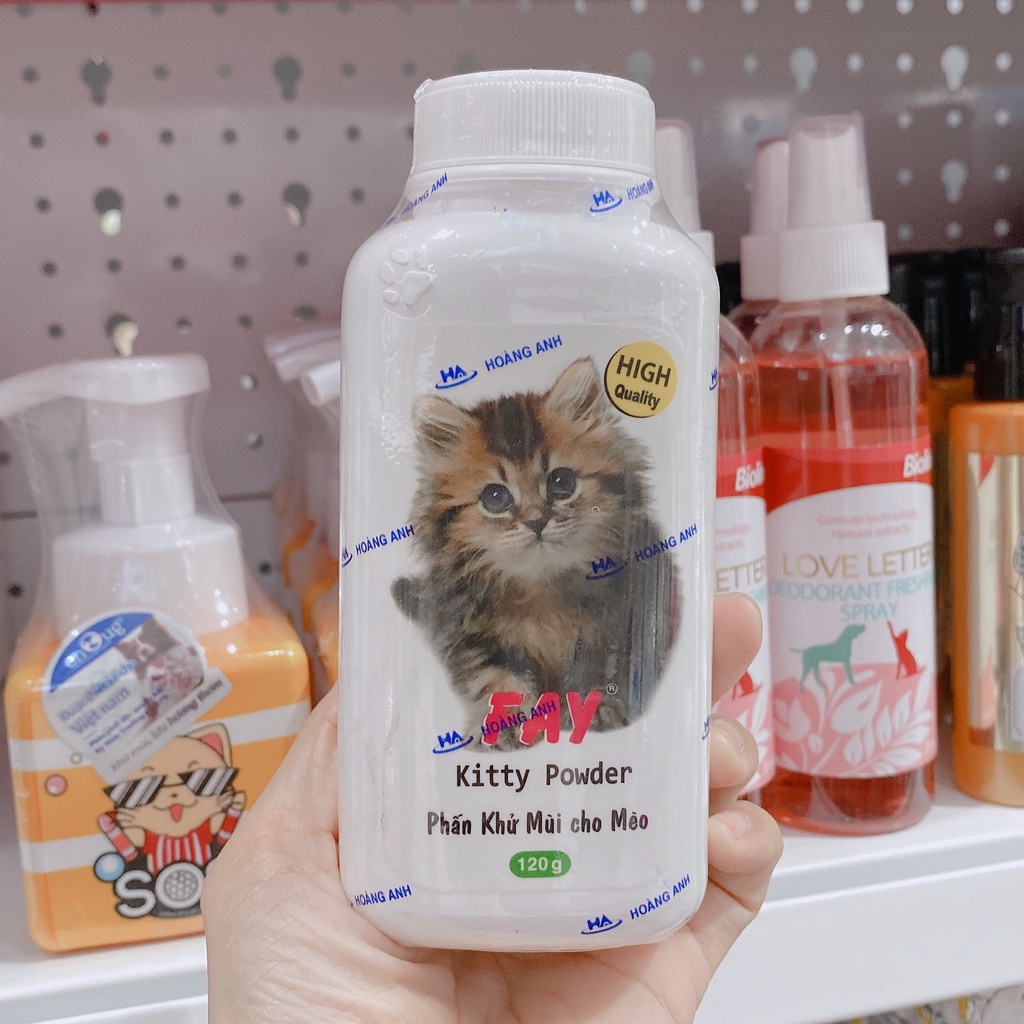 phấn thơm khử mùi cho chó mèo CỰC THƠM KHỬ KHUẨN