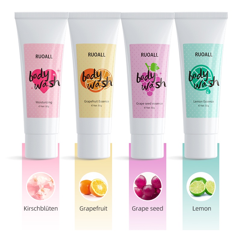 Sữa tắm Ruoall dưỡng ẩm da làm sáng dịu nhẹ 50ml