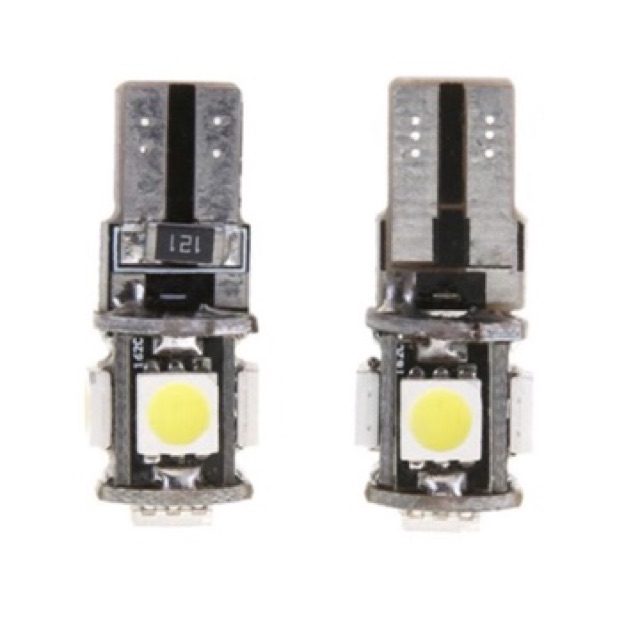 Cặp Đèn Led Demi Chân CắmT10- Đèn Soi Biển Sô Ô Tô